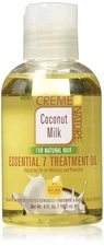 Creme of Nature coconut milk essential 7 treatment oil 4oz, 4 Fluid Ounce (Pack