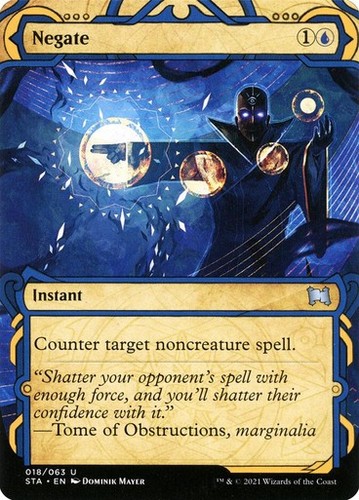 Negate NM MTG Strixhaven: Mystical Archives [STA] Uncommon Blue Instant Regular