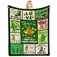 Pickle Blanket Pickle Gifts for Pickle Lovers Pickle Lover Gifts Pickle Theme