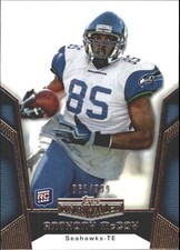 2010 Topps Unrivaled #101 Anthony McCoy RC Rookie Card /999  . rookie card picture