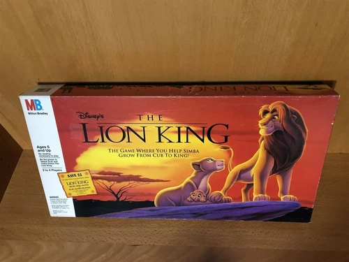 Disney's The Lion King Board Game By Milton Bradley VINTAGE 1993