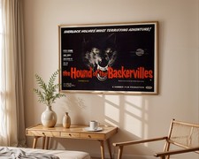 The Hound Of The Baskervilles 1959 Film Restored 30" x 40" UK Quad Poster