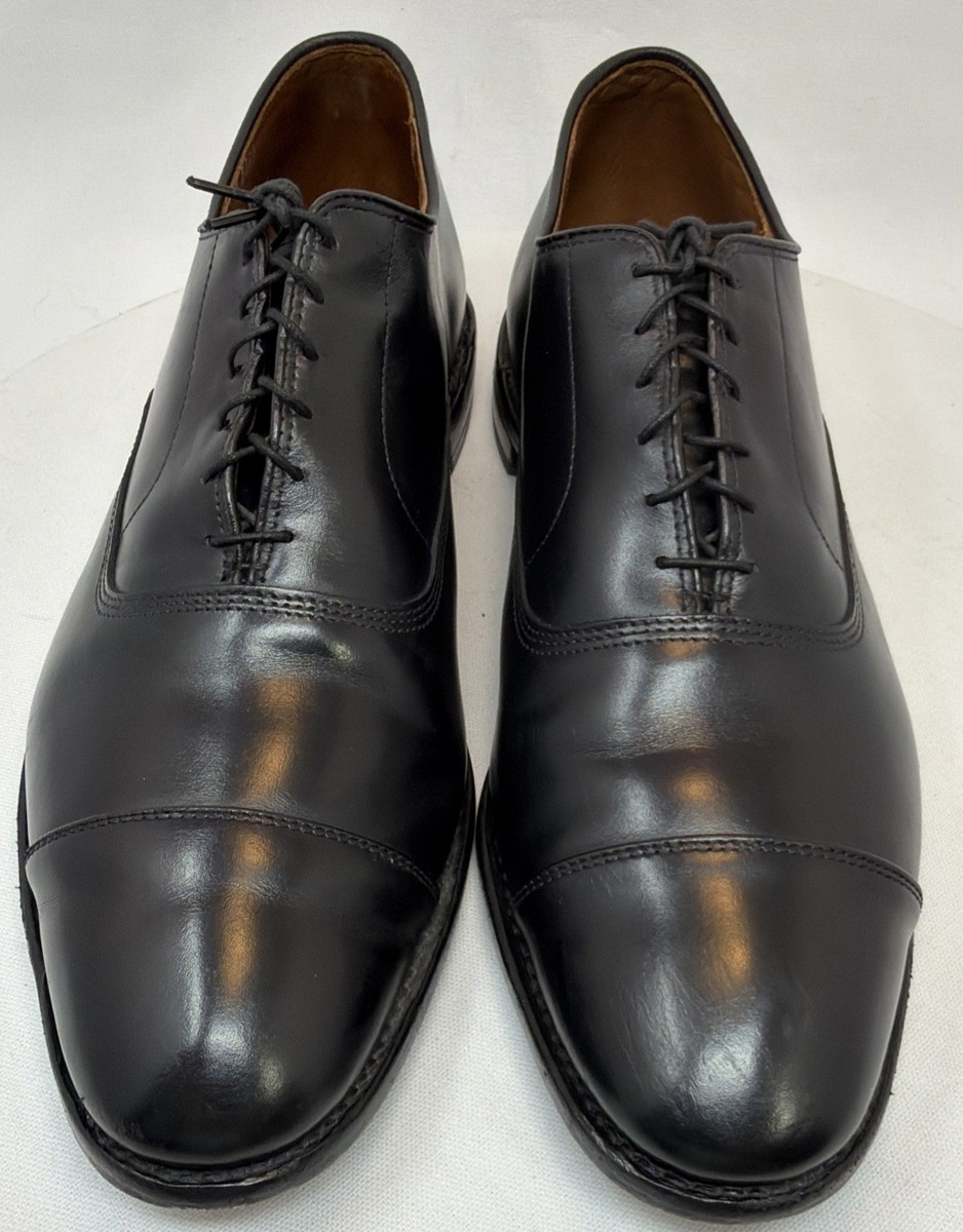 Allen Edmonds Park Avenue Black Leather Cap Toe Oxford Dress  display picture 1