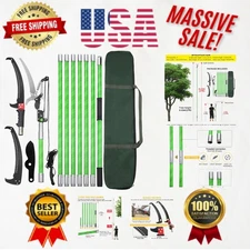 Effortless 27ft Tree Pole Pruner for High Branch Access - Lightweight Design