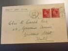 GB STAMPS RARE FIRST DAY COVER 1936 KING EDWARD VIII CONTROL CYLINDER NUMBER