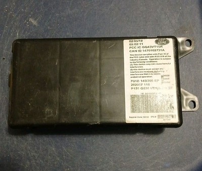 F81B-14B205-EP 1999 2000 2001 FORD F250 F350 GEM MULTIFUNCTION MODULE BCM TCCM 