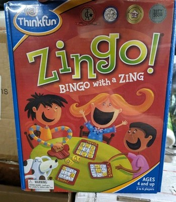 Zingo! Family & Kids Board Game   ,Bingo with a Zing