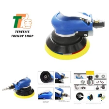 Professional Air Random Orbital Sander, Heavy Duty Dual Action Pneumatic Palm...