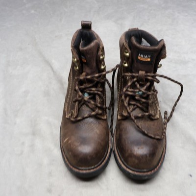 Ariat Men’s Brown Leather Lace-Up Work Boots Size 7.5B 10011939_2_V.jpg?v=1774837675&  main image 2