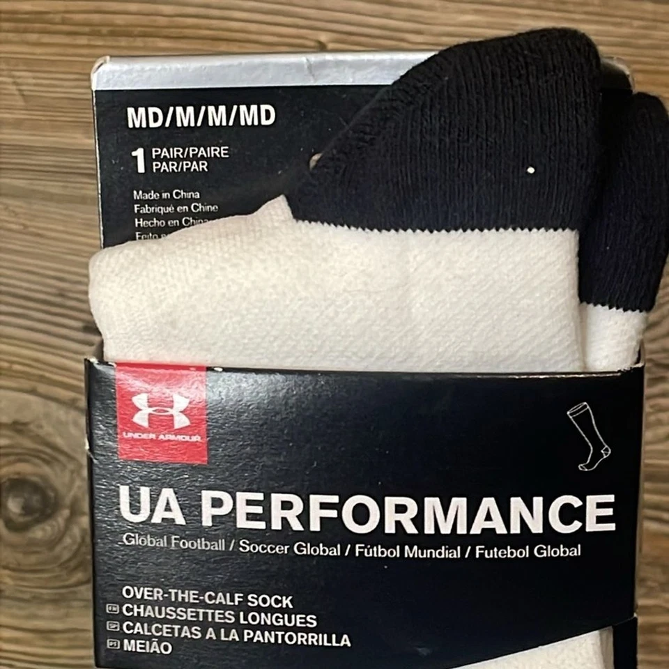 Under Armour Sobre la pantorrilla Fútbol Calcetines Atléticos Fútbol UA Rendimiento Mediano Foto 4 de 4