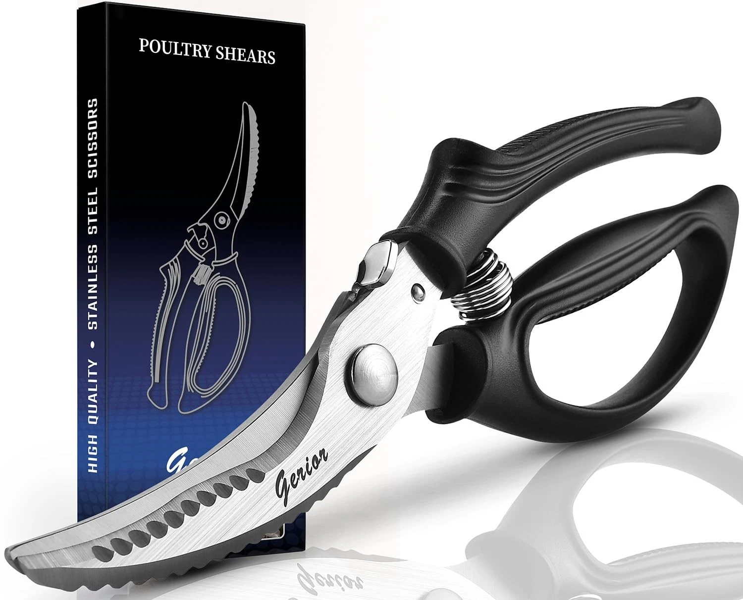 Heavy Duty Poultry Shears - Kitchen Scissors for Cutting Chicken, Poultry, Ga...
Opens in a new wind