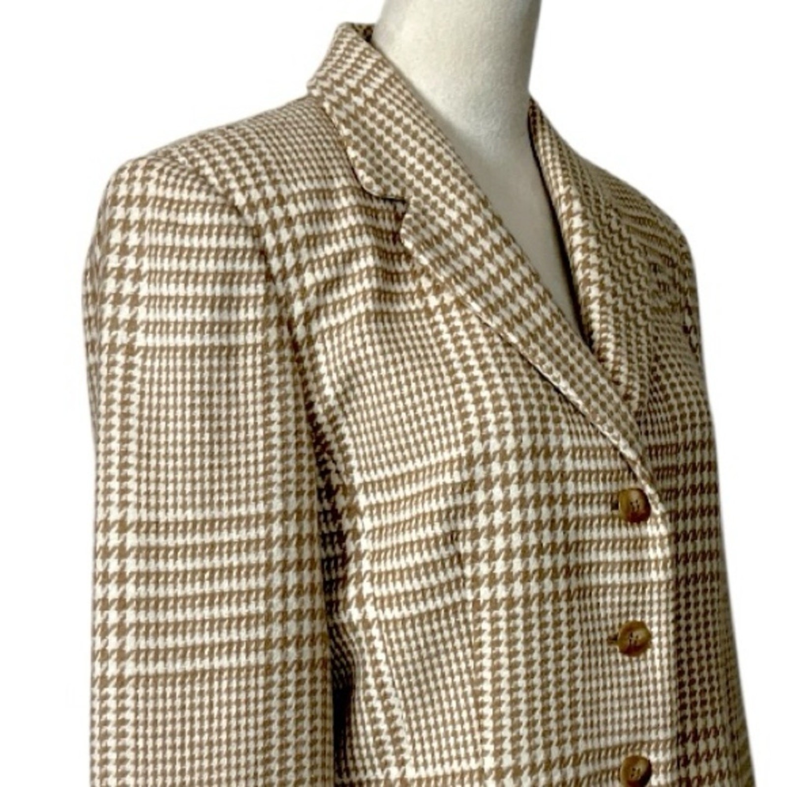 Talbots Blazer 4 Button Jacket Wool Cashmere Ango… - image 6