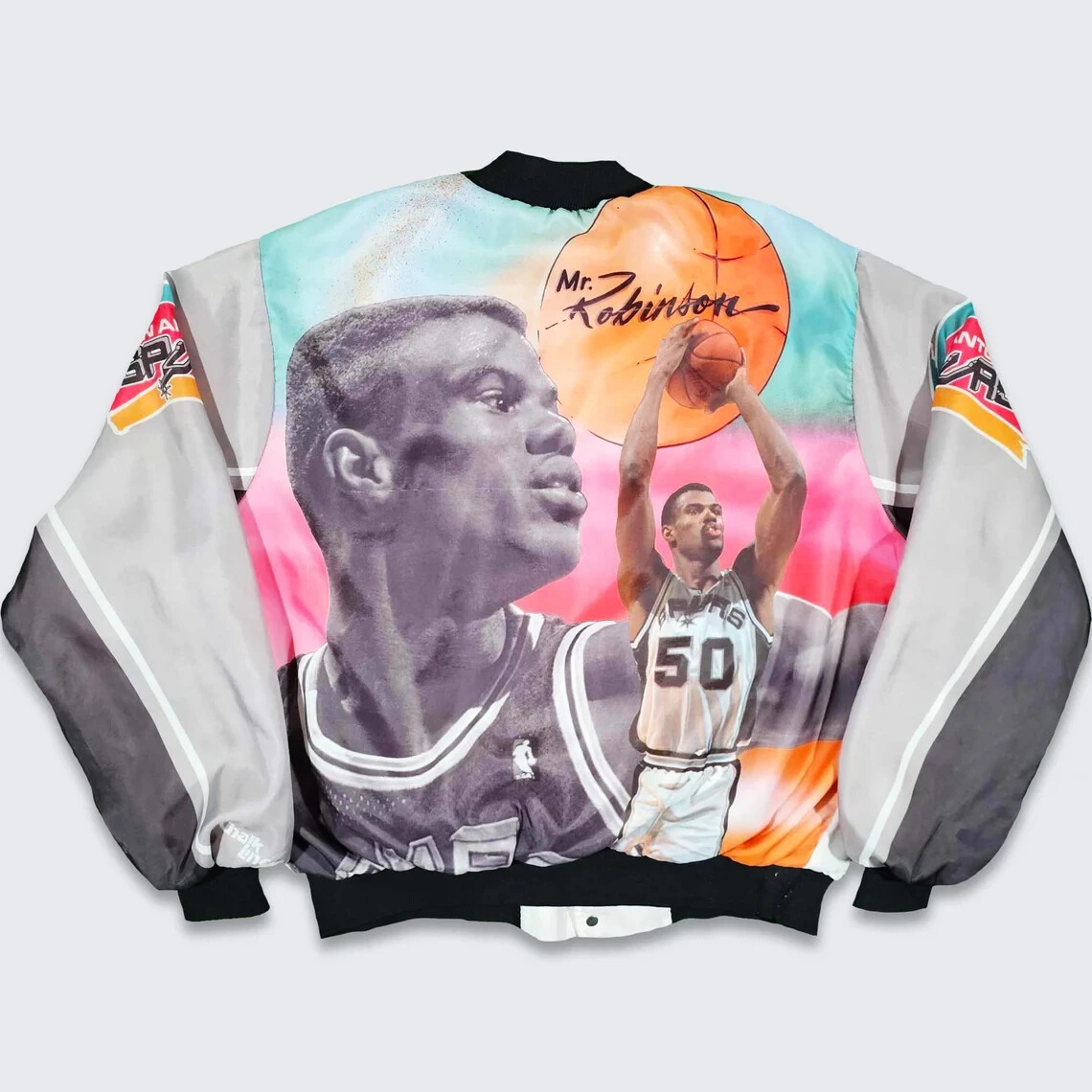 San Antonio Spurs Vintage 90s David Robinson Chalk Line Fanimation