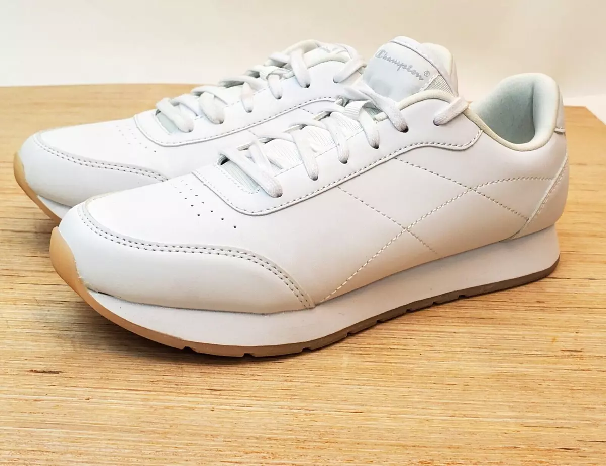 Mandag dollar efterspørgsel Champion Brand Women&#039;s White Tennis Walking Mall Shoes Memory Foam SZ  9.5 | eBay