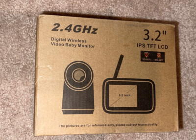 VTimes HB31 White Black 2.4 GHz TFT LCD Digital Wireless Video Baby Monitor