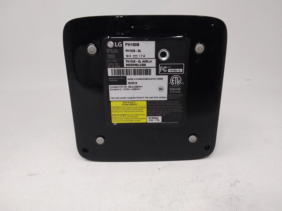 LG PH150B 720p Wireless LCOS Projector Wireless Bluetooth HDMI - Image 4 of 4