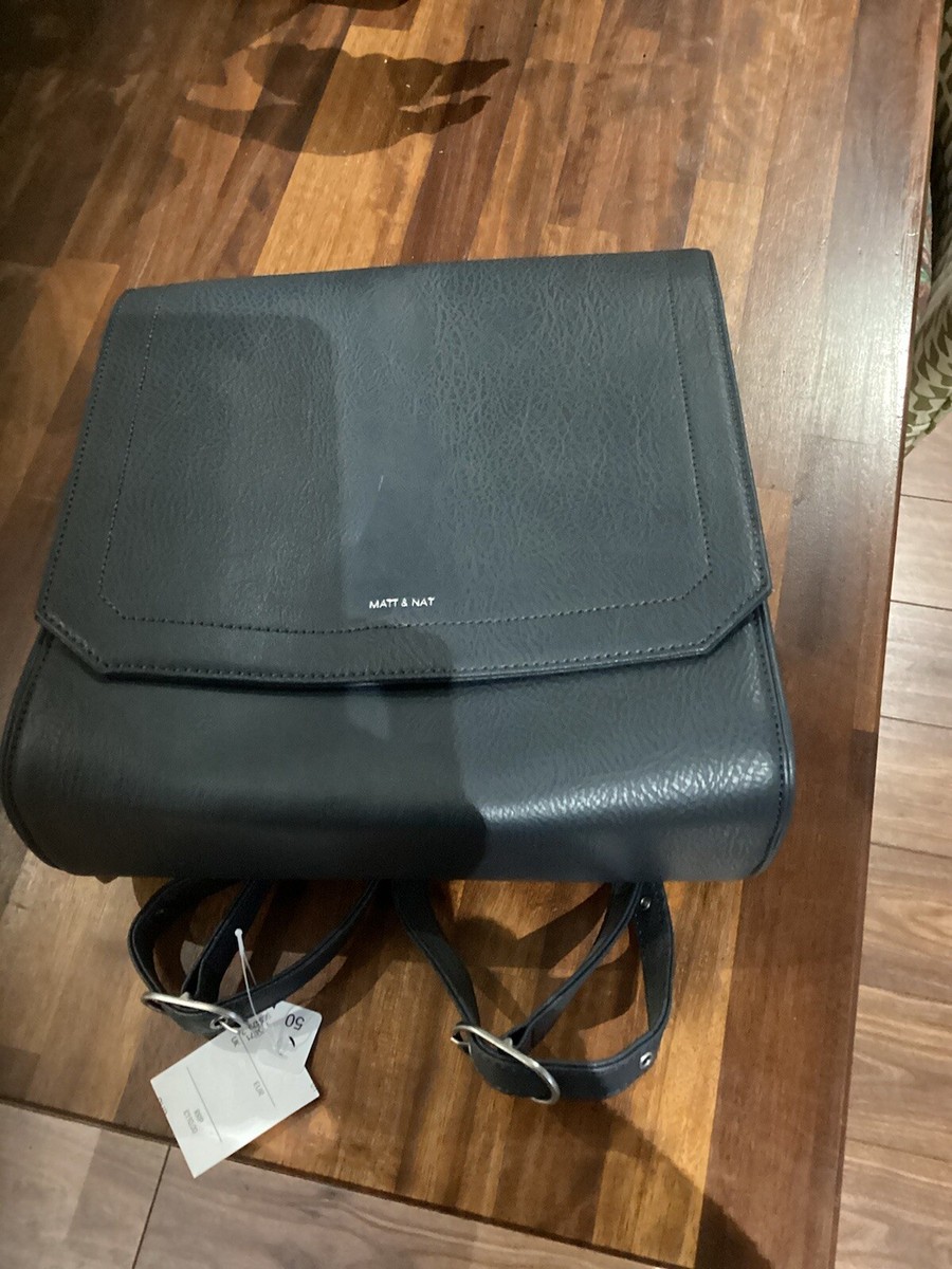BNWT Matt and Nat Women's Ink MERCY VEGAN BACKPACK Structured