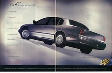 1997 Chrysler Lhs Sedan How Fast Are You Going Vintage Magazine Print Adposter