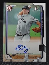 ALEX BALOG 2015 BOWMAN PROSPECTS AUTO ROOKIE ROCKIES S6