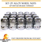 Alloy Wheel Nuts (20) 1/2" Bolts Tapered for Jaguar XJ [X308] 97-03