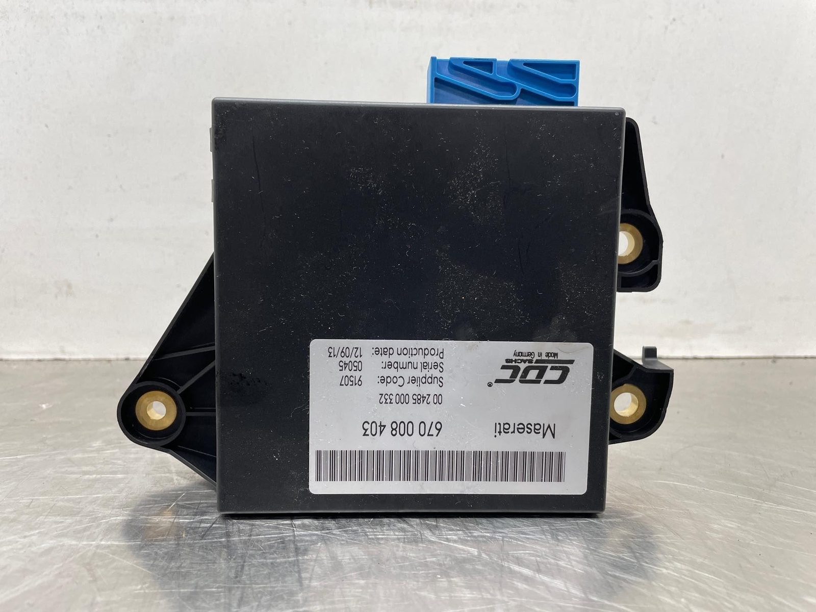 2014 Maserati Quattroporte S84 Suspension Computer Control Module ID 670008403
