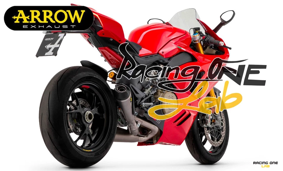 EXHAUSTS MUFFLERS ARROW WORKS TITANIUM END CAP CARBON DUCATI PANIGALE V4 / V4R - Изображение 3 из 4