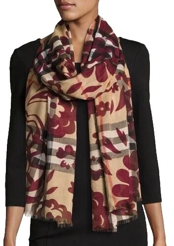Bufandas y estolas Burberry Floral para De mujer