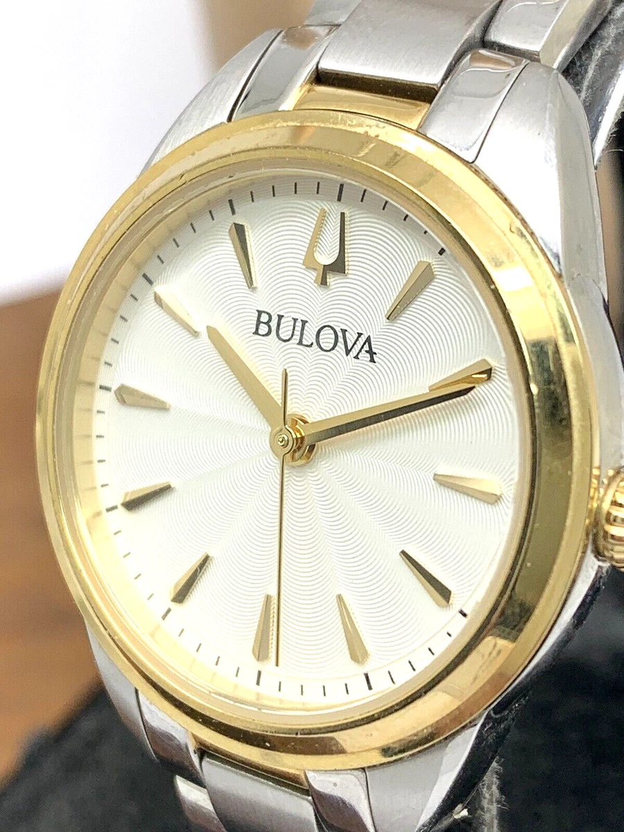 Bulova watch women's hotsell stainless steel bracelet