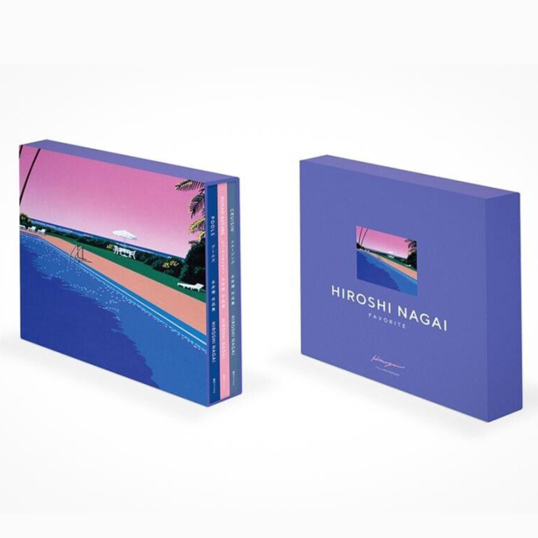 永井博 HIROSHI NAGAI FAVORITE BOX Hiroshi Nagai FAVORITE 77th ANNIVERSARY BOX 3 Art Books Set