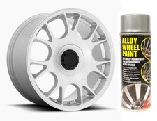 Alloy Wheel Restoration Spray Paint SATIN SILVER 400ml (SR1) Motorbike S1