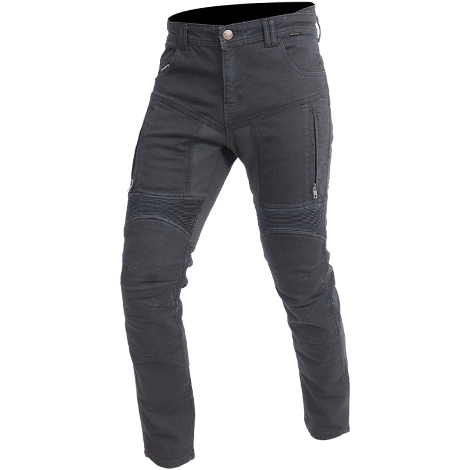 Men's Motorcycle Jeans Pants W32 L34 - Trilobite Parado Monolayer - Black