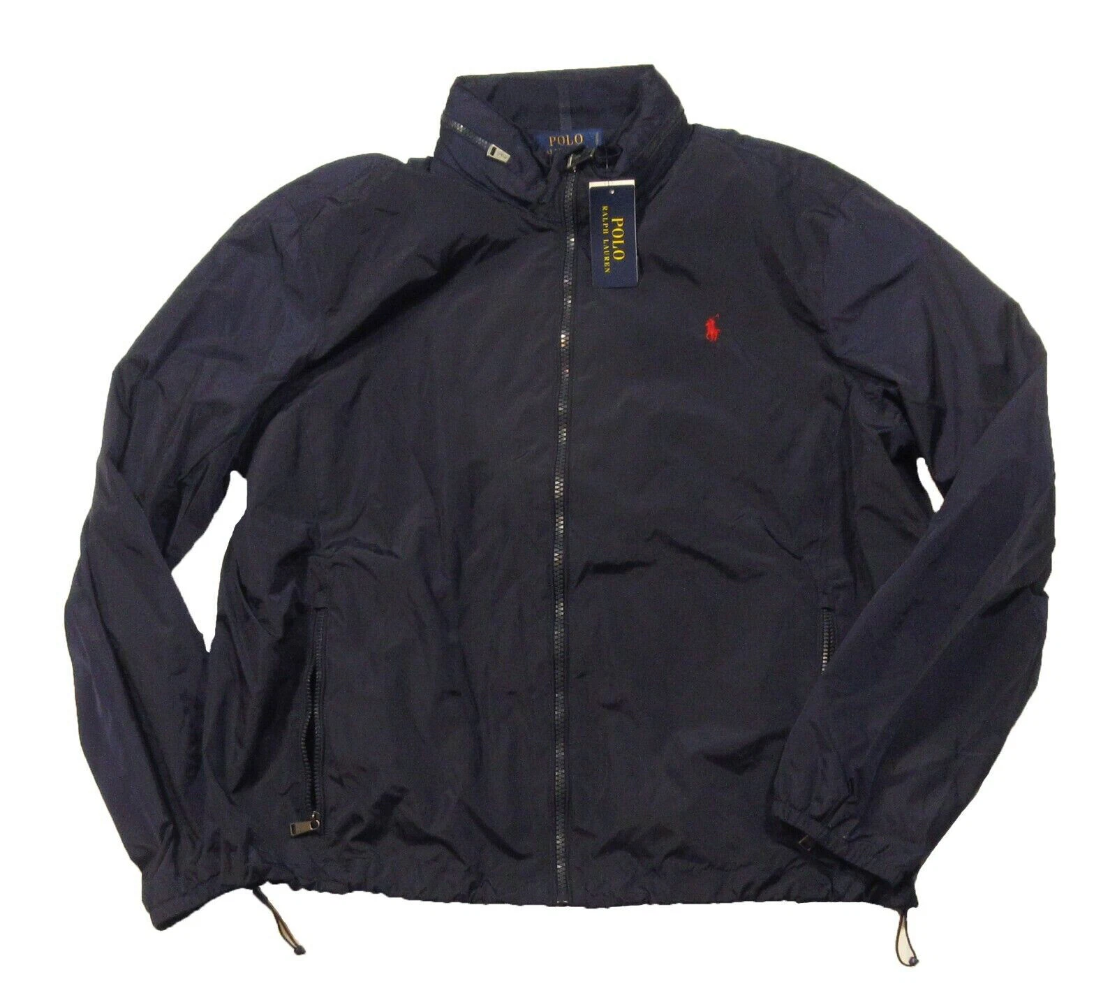 Polo Ralph Lauren Big & Tall Men's Navy Stow-Away Zip Hood Windbreaker Jacket
Opens in a new window