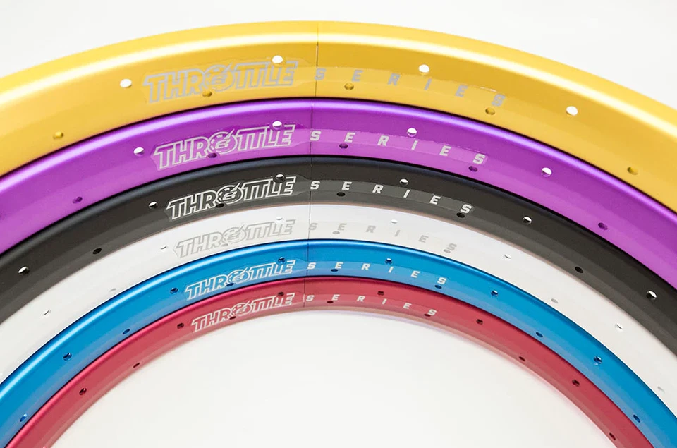 Eastern Bikes Throttle 20" 36H BMX Rim - Black/Red/Blue/White/Gold - Image 3 of 3