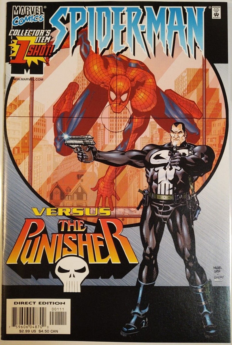 SPIDERMAN VS THE PUNISHER 1 NM 2000 VERSUS ONE SHOT AMAZING BX3 | eBay