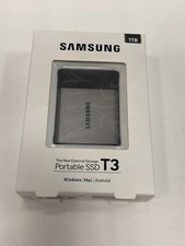 New Samsung T3 Portable External Drives SSD 1TB USB 3.1 MU-PT1T0B/AM