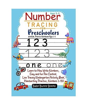 Number Tracing for Preschoolers and Kids, Practice Workbook Ages 3-5: Learn to H