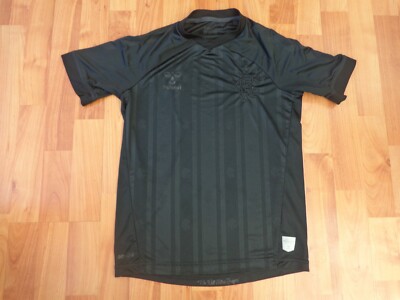 RANGERS 2019-2020 MEDIUM BOYS HUMMEL 'BLACK FANS EDITION' SPECIAL SHIRT  RARE UK