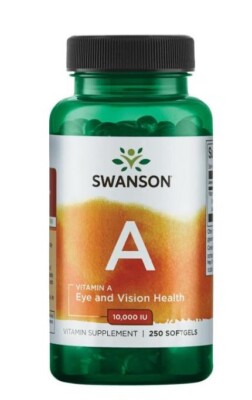 SWANSON VITAMIN A RETINYLPALMITAT 10.000 IU (3000 MCG RAE) 250 SOFTGELS