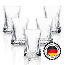 TYA I Teeglas, Glas, Trinkgläser, 6er Türkische Teegläser, Getränk 170cc