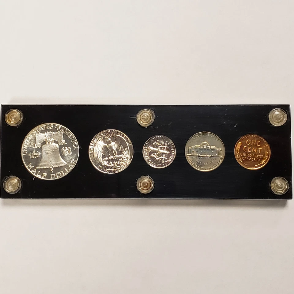 1951 US United States Silver Proof Set Holder - PQ Cam Half - X5503 - Image 2 of 4