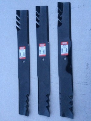 Set/3 Gator blades for Bush Hog ATH720 72 Grooming Finish Mowers replace 88773