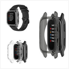 TPU Protective Case Watch Screen Skin Cover Frame For Garmin Venu sq Watch