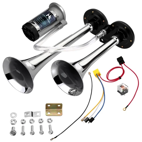 Compresor de Aire de Repuesto, Bomba de Aire 12V 150db para Bocina, Vehículo Camión Coche - Imagen 9 de 10