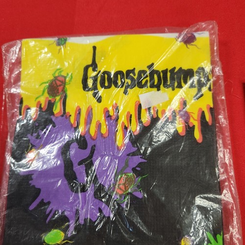 Vintage Party Express 1995 Goosebumps Table Cover Nappe Mantel & 16 Party Hats - Picture 9 of 24