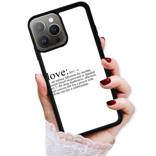 For iPhone SE XS XR Max 5 6 7 8 Plus Anti scratch Cover Love Definition meaning - Picture 17 of 25