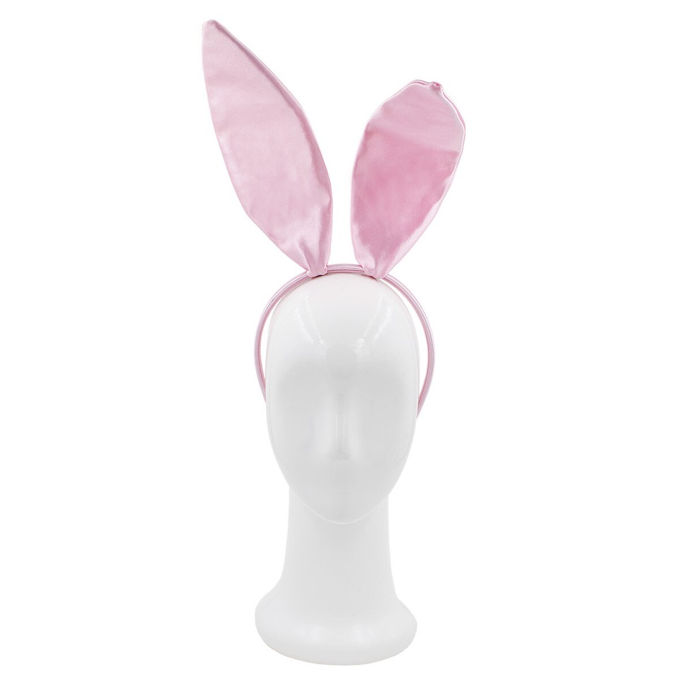 Bunny Costume Playboy Accessory Set Rabbit Ear Bow Tie Collar Cuffs