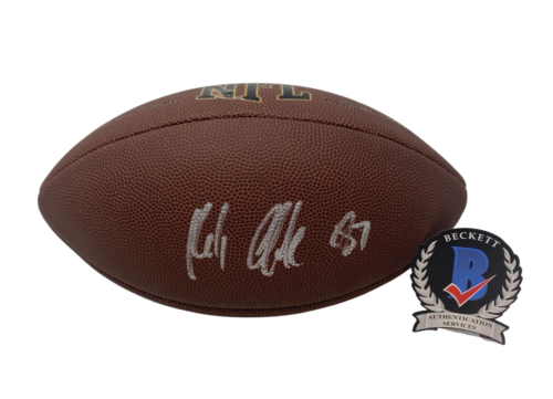 Rob Gronkowski Signed Autographed NFL Football Patriots Buccaneers Beckett COA - Picture 1 of 4