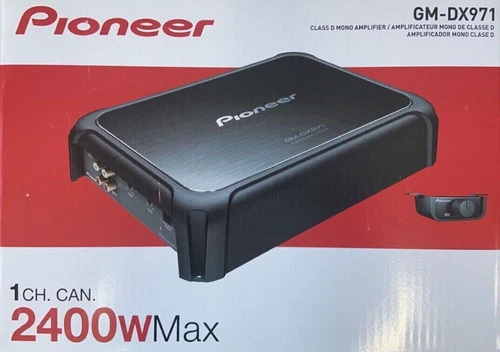 Pioneer GM-DX971 Mono Subwoofer Amplifier 2400 Watt Max Class D Amp 1200w RMS