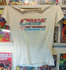 Crane Cams 1971 Indy Nationals Indianapolis Small Vintage Tee Shirt Cartoon