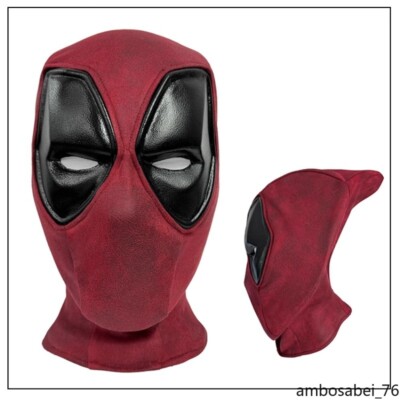Marvel Comics Deadpool Hood Full Face Mask Hood Visor Gift Halloween Cosplay